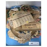 Various Advertising Calendar Heads