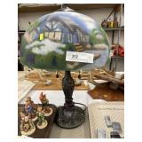 Contemporary Satin Glass Table Light