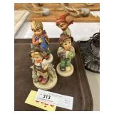 (4) Hummel Figurines