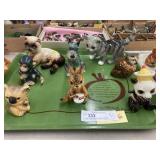 Tray: Animal-form Goebel Figurines