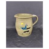 Signed Conrad Rising Sun Pottery Pitcher