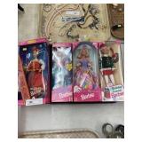 (4) Barbie Dolls in Boxes