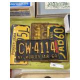PA & Ny License Plates