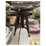 Primitive Claw & Ball Foot Piano Stool