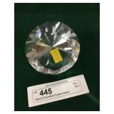 Signed Rosenthal Crystal Sphere