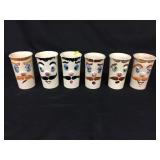 (6) Pfaltzgraff "Muggsy" Face Tumblers