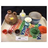 9 Pcs of Contemporary Stoneware & Pottery