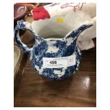 Transfer Porcelain Pitcher