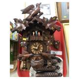 German Cuckoo Clock with Iron Pine Cone Weights