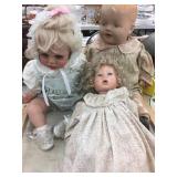 3 Vintage Dolls