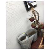 Galvanized Sprinkling Can Bucket & Wash Plunger