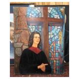 (4) Signed AF Hermansader Portrait Paintings