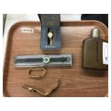 Various Watches and Flask