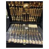Gold Plated Flatware Set