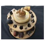 9 Various Pipes & Pipe Stand