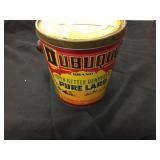Dubuque Packing Co. Dubuque, IA Lard Tin