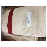 Red & Cream Colored Drapes