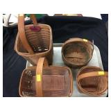 (4) Longaberger Baskets