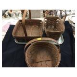 (3) Longaberger Baskets