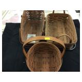 (3) Longaberger Baskets
