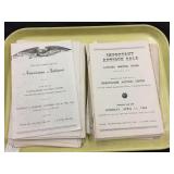 Tray: Auction Catalogs