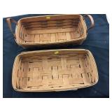 (2) Longaberger Baskets