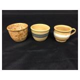 (3) Pcs of Miniature Yelloware