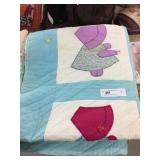 Vintage Sun Bonnet Girl Quilt