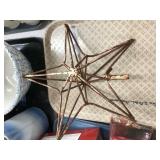 Metal Star Form Christmas Tree Topper