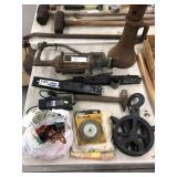 Metal Pulley, Screw Jack, etc.