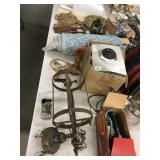 Roof Vent Boots, Vintage Lighting, Backpack, etc