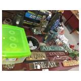 Contemporary Antique Style Signs, Mason Jars,