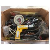 Box of Tools- Rubber Mallets, Screwdrivers, etc.
