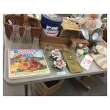 Cedar Box, Work Lights, Feed Bag, Picnic