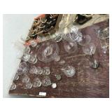 Clear Etched Glassware