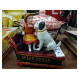 Reproduction Speaking Dog Mechanical Bank