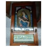 Framed Cathedral Shadowbox Communion Holder