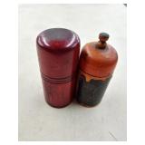 (2) Wooden Antique Turned Items