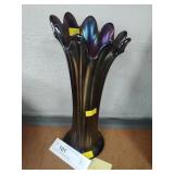 Carnival Style Glass Vase