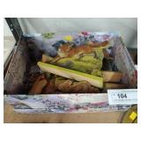 (16) Vintage Wooden Animal Cutouts