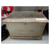 Vintage Painted Miniature Blanket Chest