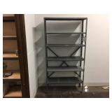 6-Shelf Metal Shelving Unit