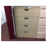 4-Drawer Steel HON Lateral File Cabinet
