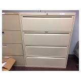 4-Drawer File Cabinet with Pull-Out Writing Surfac