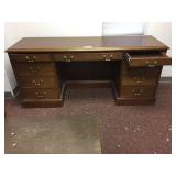 Double Pedestal Desk by Boline