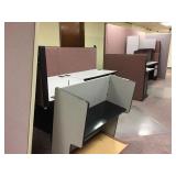 Office Cubicle with Extra Partitions