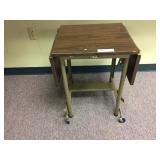 Vintage Metal Rolling Typewriter Stand