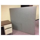 Gray Office Partition