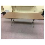 30"x96" Wooden Folding Table