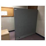 4 Gray Office Partitions
